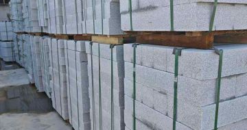 眉山芝麻白路牙石，路侧石