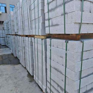 眉山芝麻白路牙石，路侧石