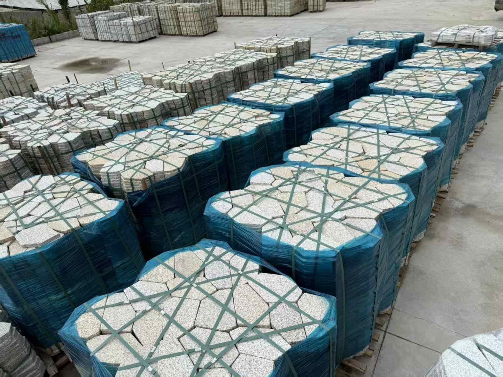 眉山黄金麻冰裂纹 碎拼