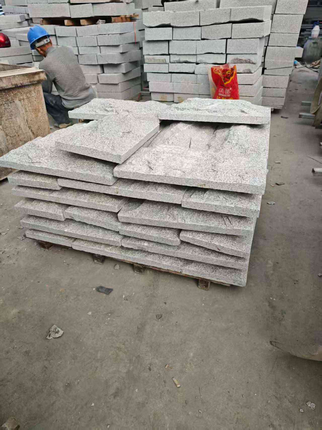 眉山芝麻白蘑菇石，自然面