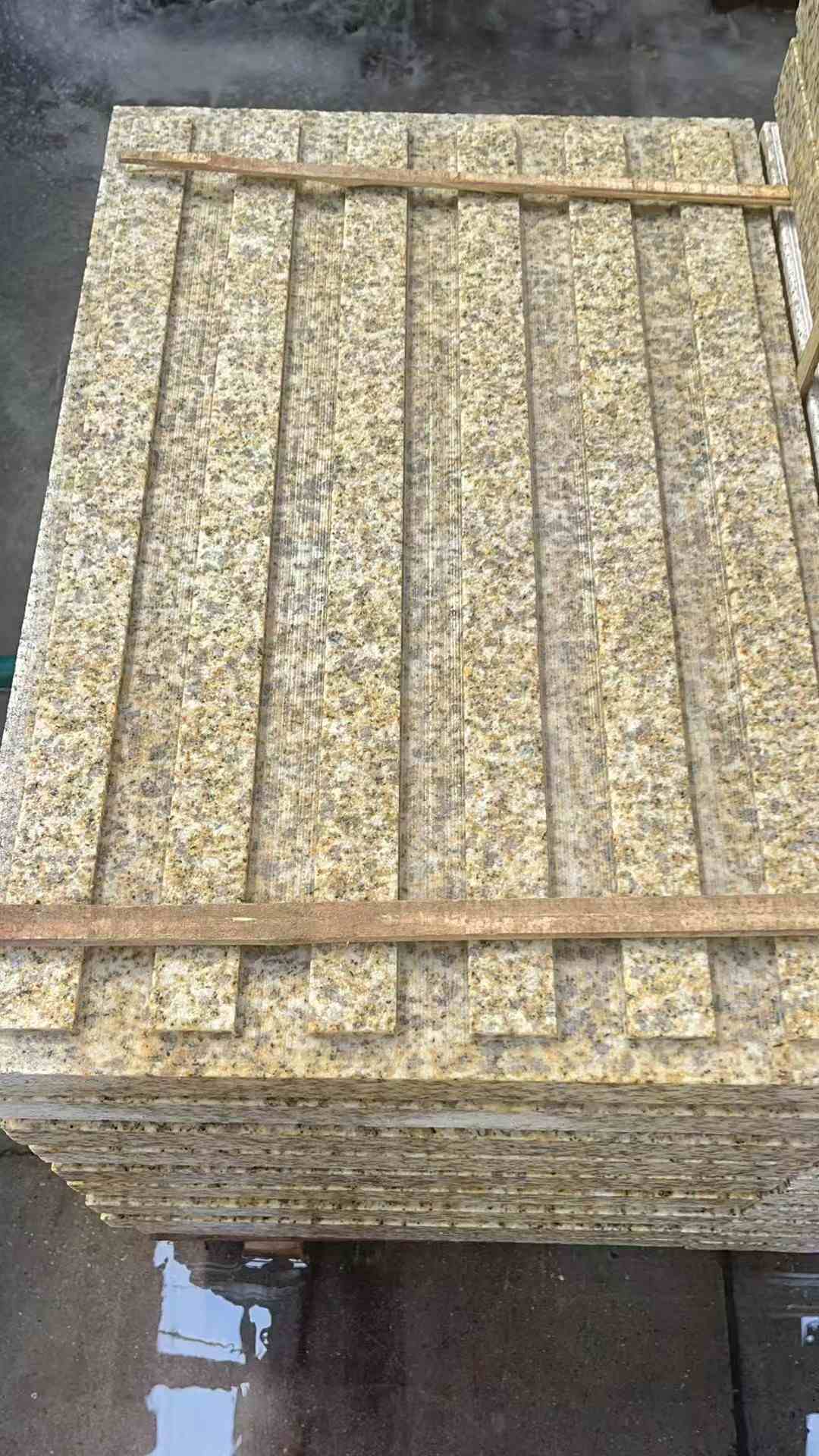 眉山黄金麻盲道 石材盲道